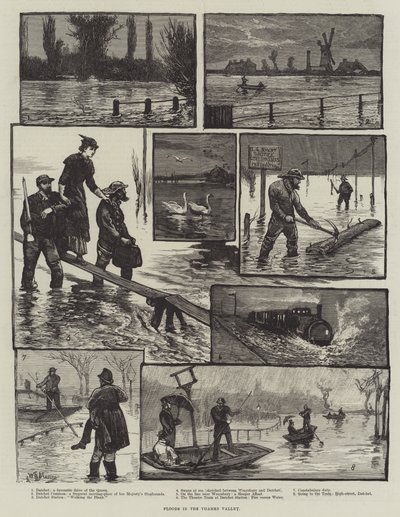 Floods in the Thames Valley by William Bazett Murray